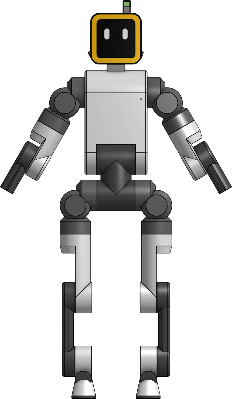 The MORO humanoid robot, front view (CAD render)